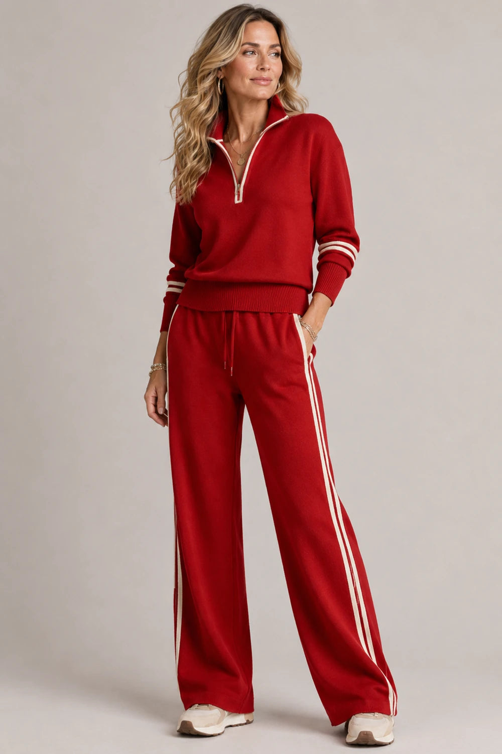 Relaxed Knit Two-Piece Set