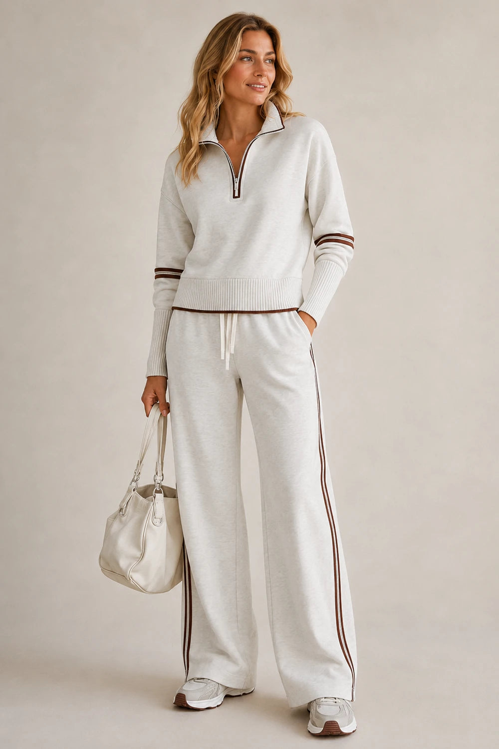 Relaxed Knit Two-Piece Set