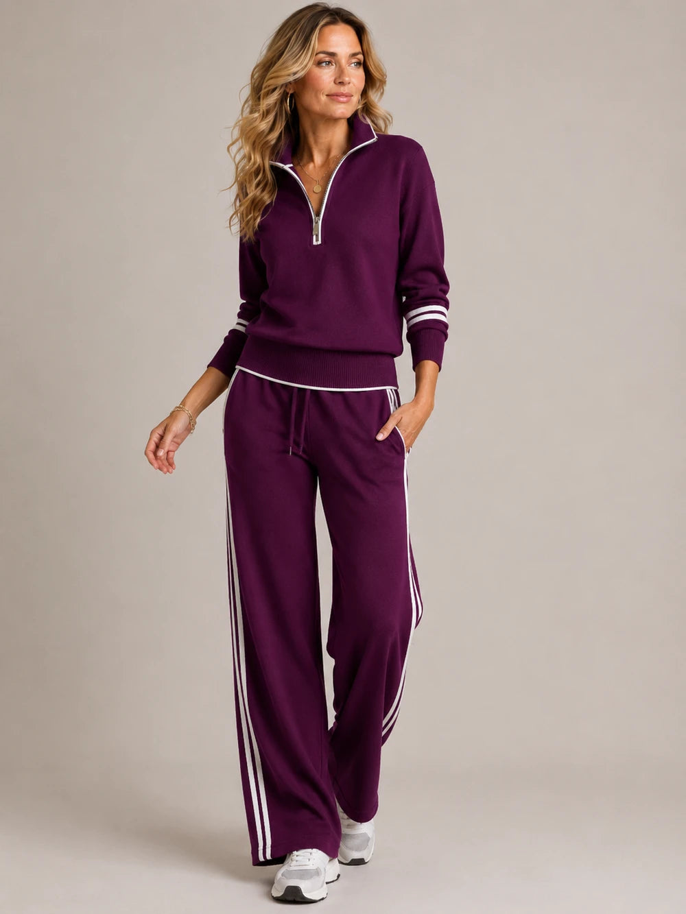 Relaxed Knit Two-Piece Set