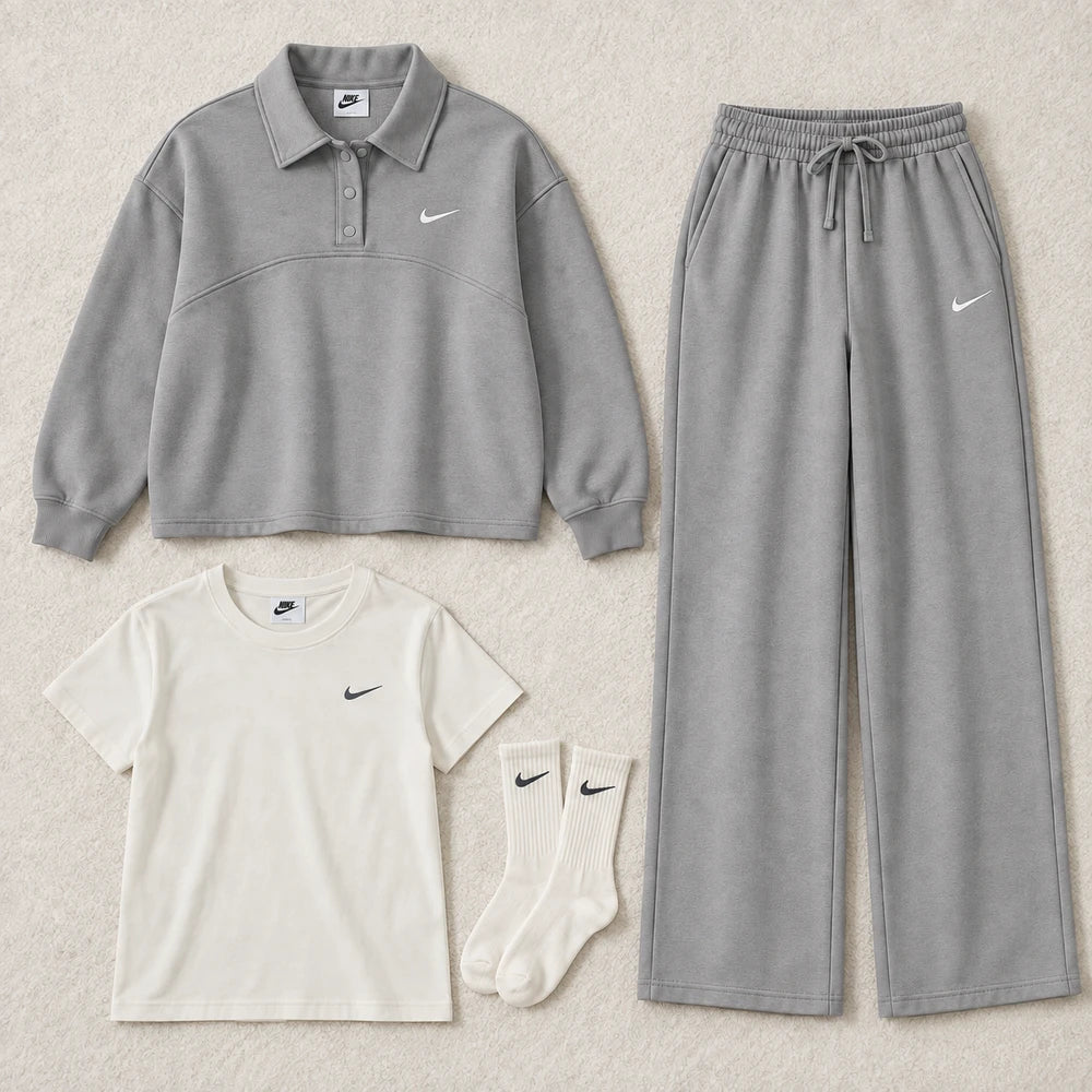Collared Three Piece Set