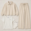 Collared Three Piece Set