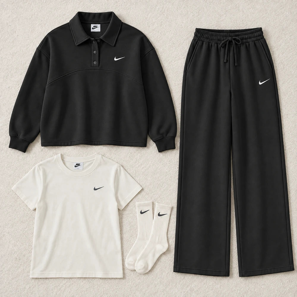 Collared Three Piece Set