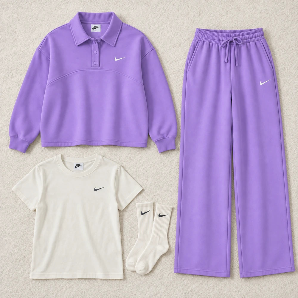 Collared Three Piece Set